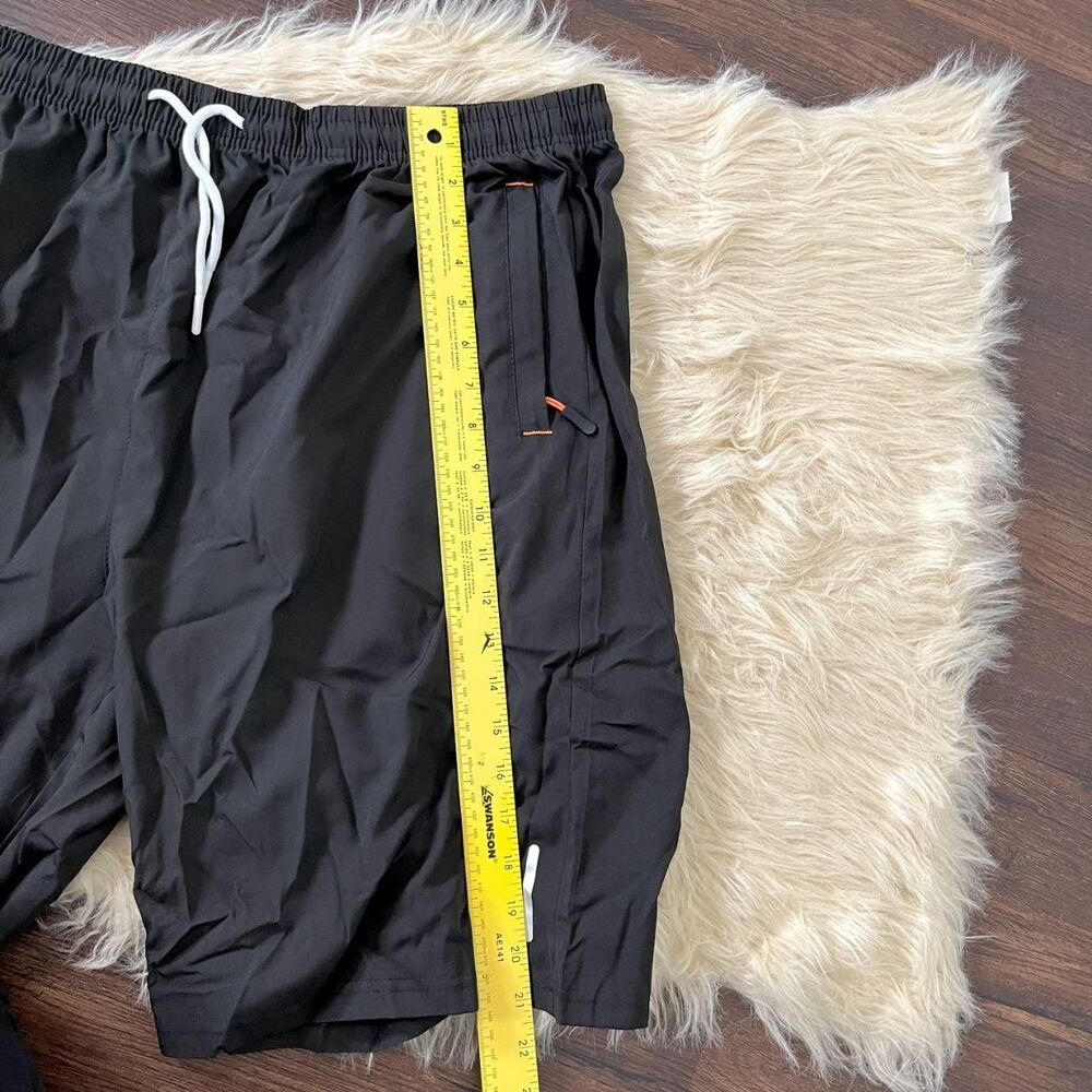 New unworn Lot of 3 Black & Grey Mesh Running Workout Shorts Size XXXL / 3X - Picture 5 of 5
